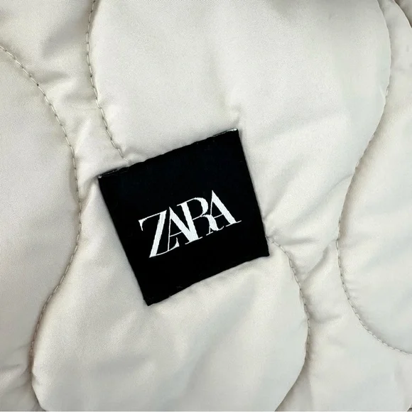 Zara Quilted Boxy Liner Jacket - Picture 6 of 12